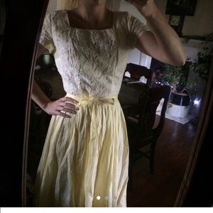 Vintage Yellow Easter/Summer Dress